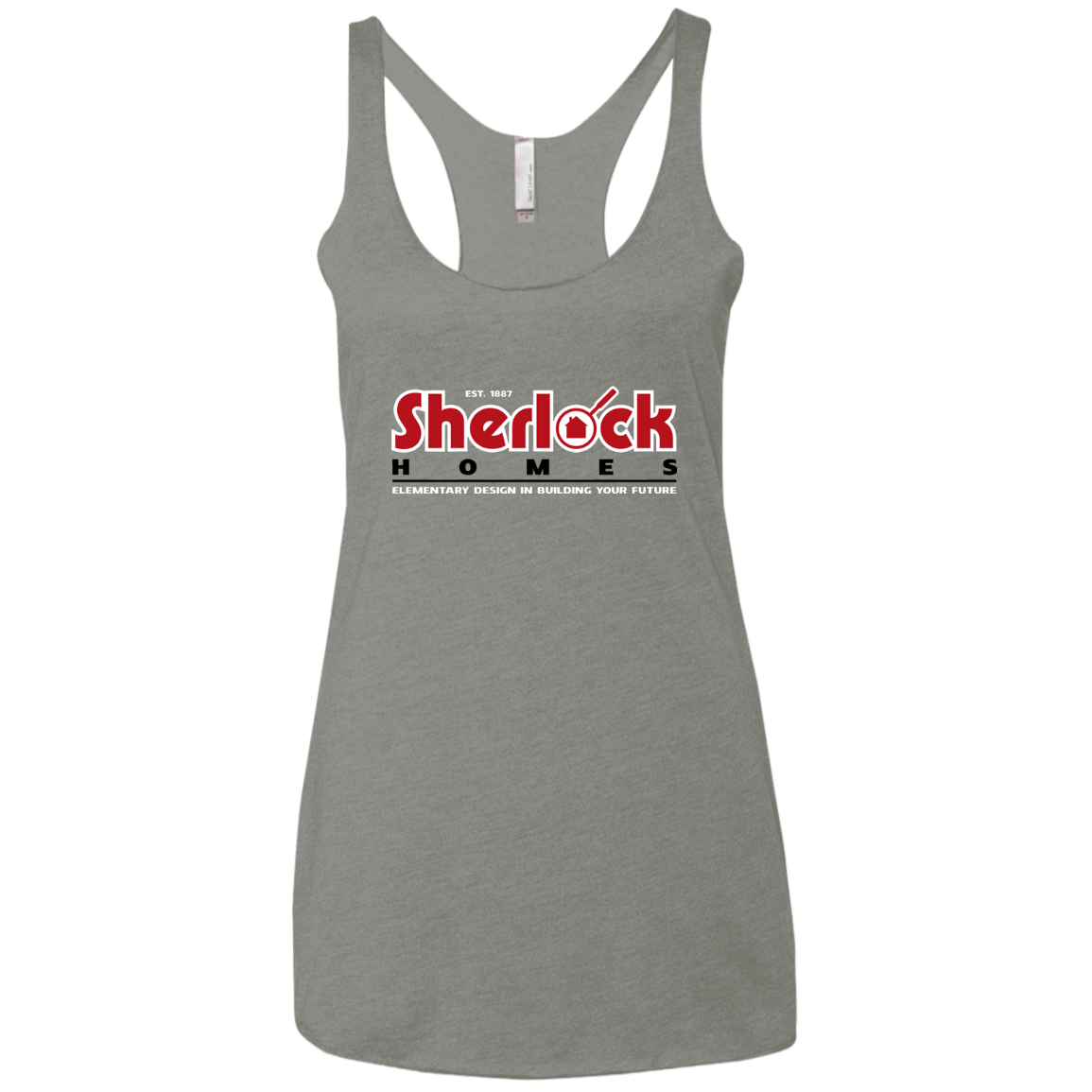 T-Shirts Venetian Grey / X-Small Elementary Design Women's Triblend Racerback Tank