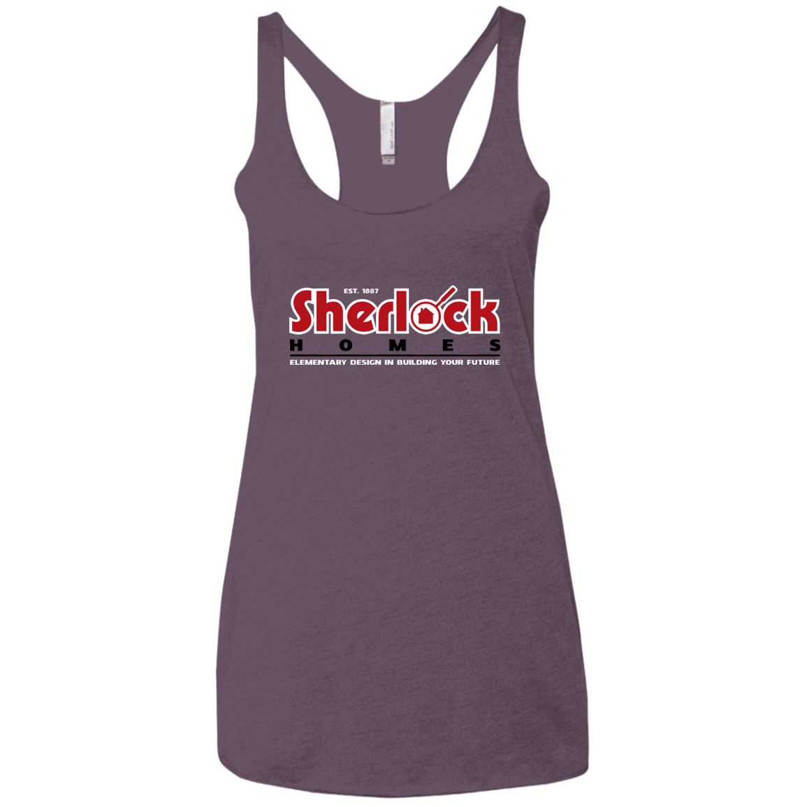 T-Shirts Vintage Purple / X-Small Elementary Design Women's Triblend Racerback Tank
