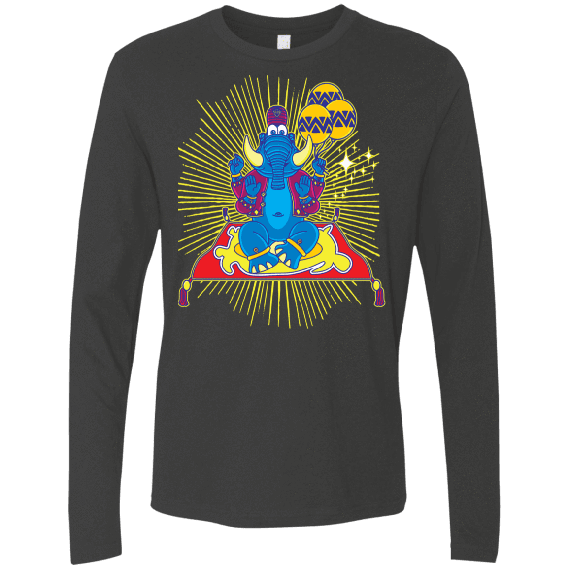 T-Shirts Heavy Metal / S Elephant God Men's Premium Long Sleeve