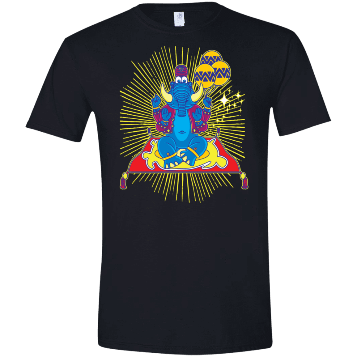 T-Shirts Black / X-Small Elephant God Men's Semi-Fitted Softstyle