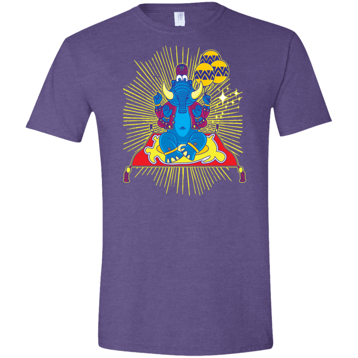 T-Shirts Heather Purple / S Elephant God Men's Semi-Fitted Softstyle