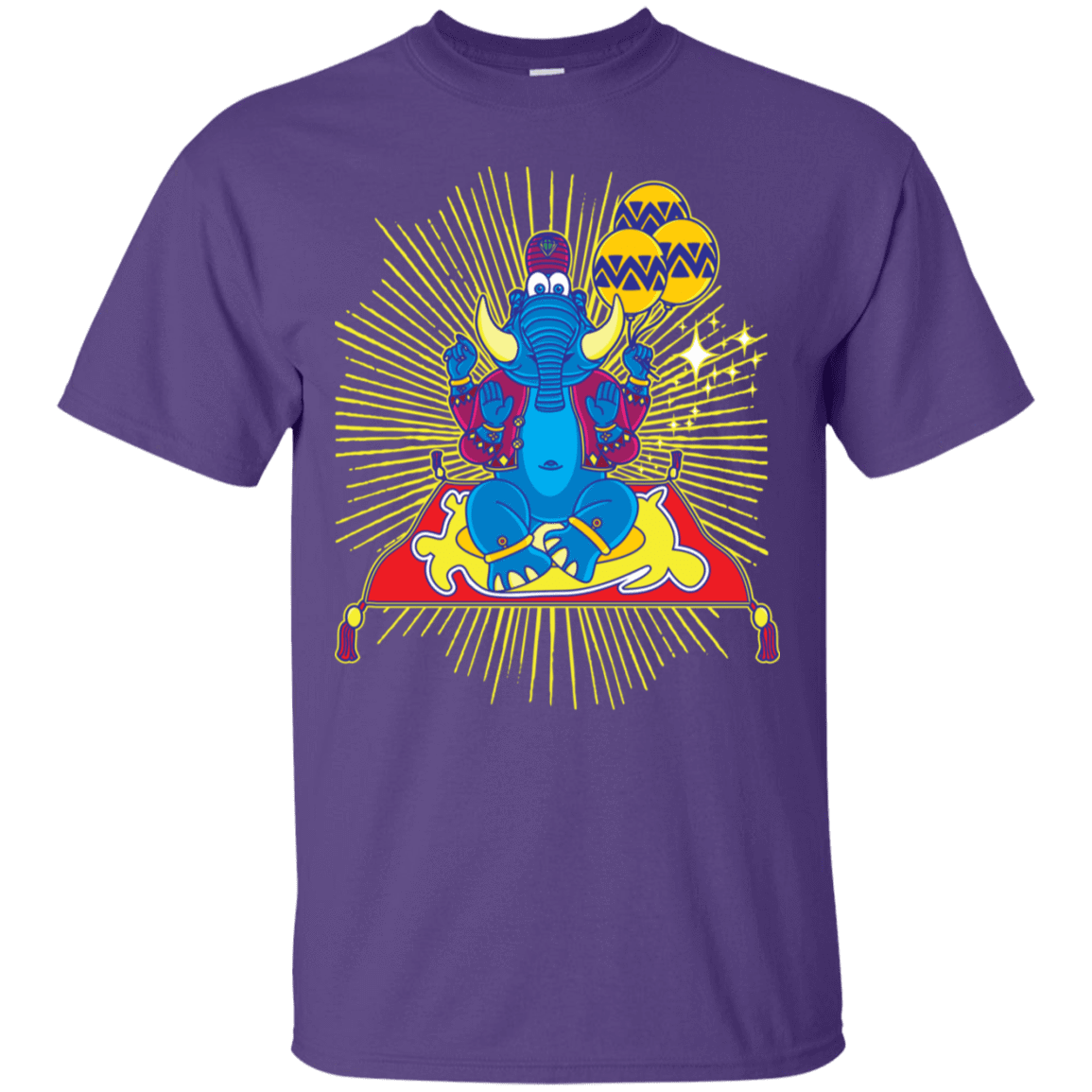 T-Shirts Purple / S Elephant God T-Shirt