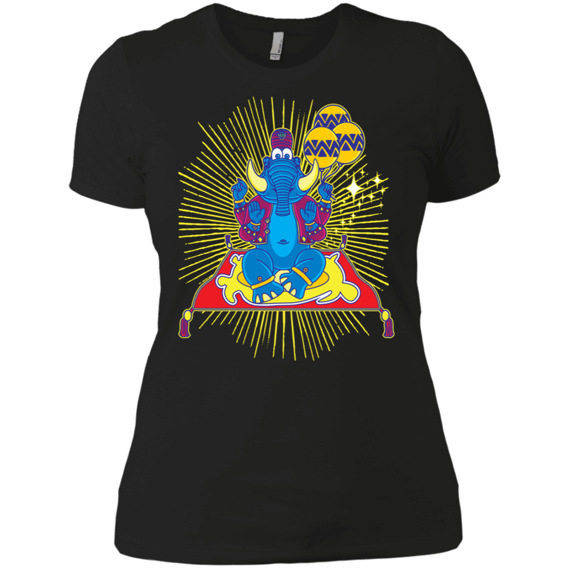 T-Shirts Black / X-Small Elephant God Women's Premium T-Shirt
