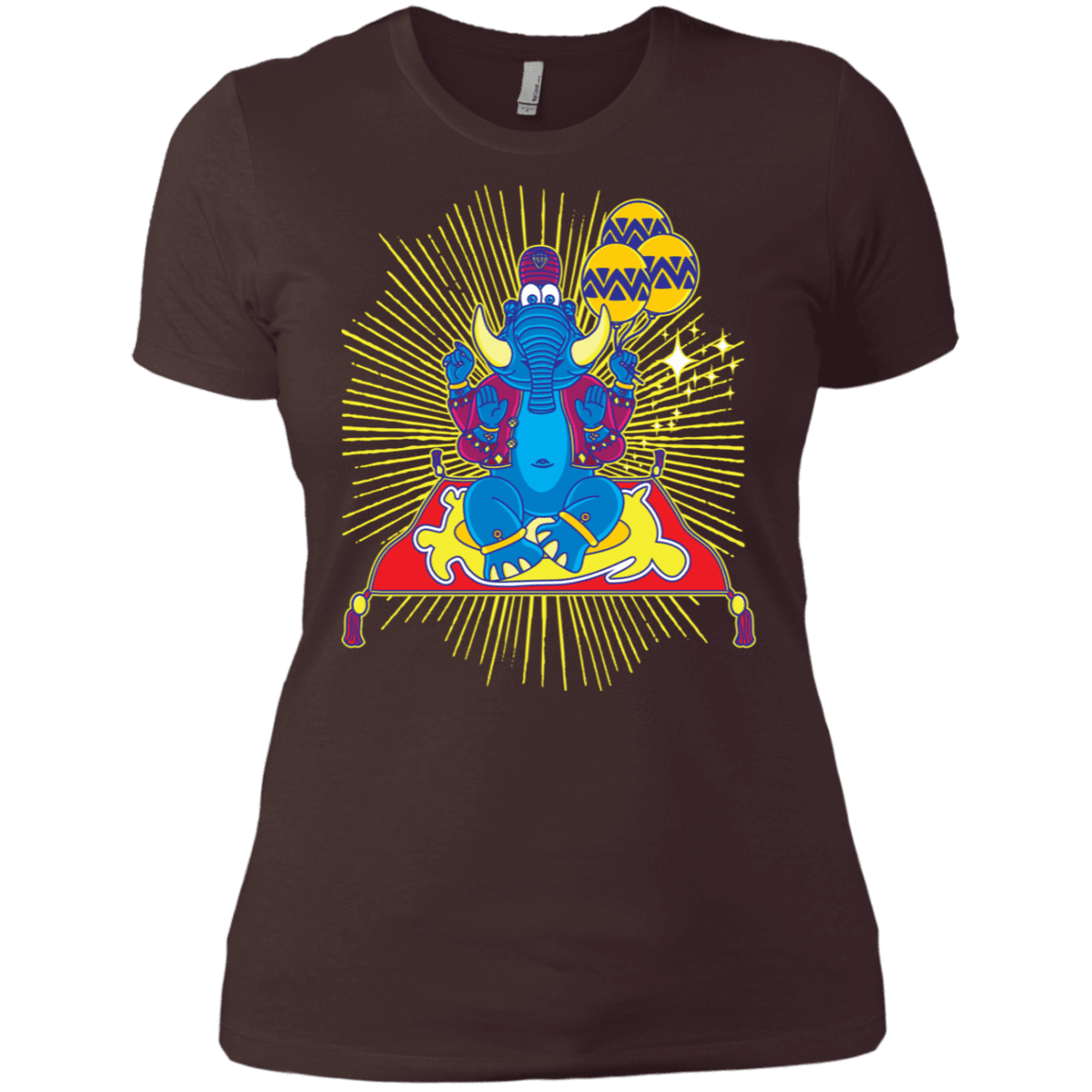 T-Shirts Dark Chocolate / X-Small Elephant God Women's Premium T-Shirt