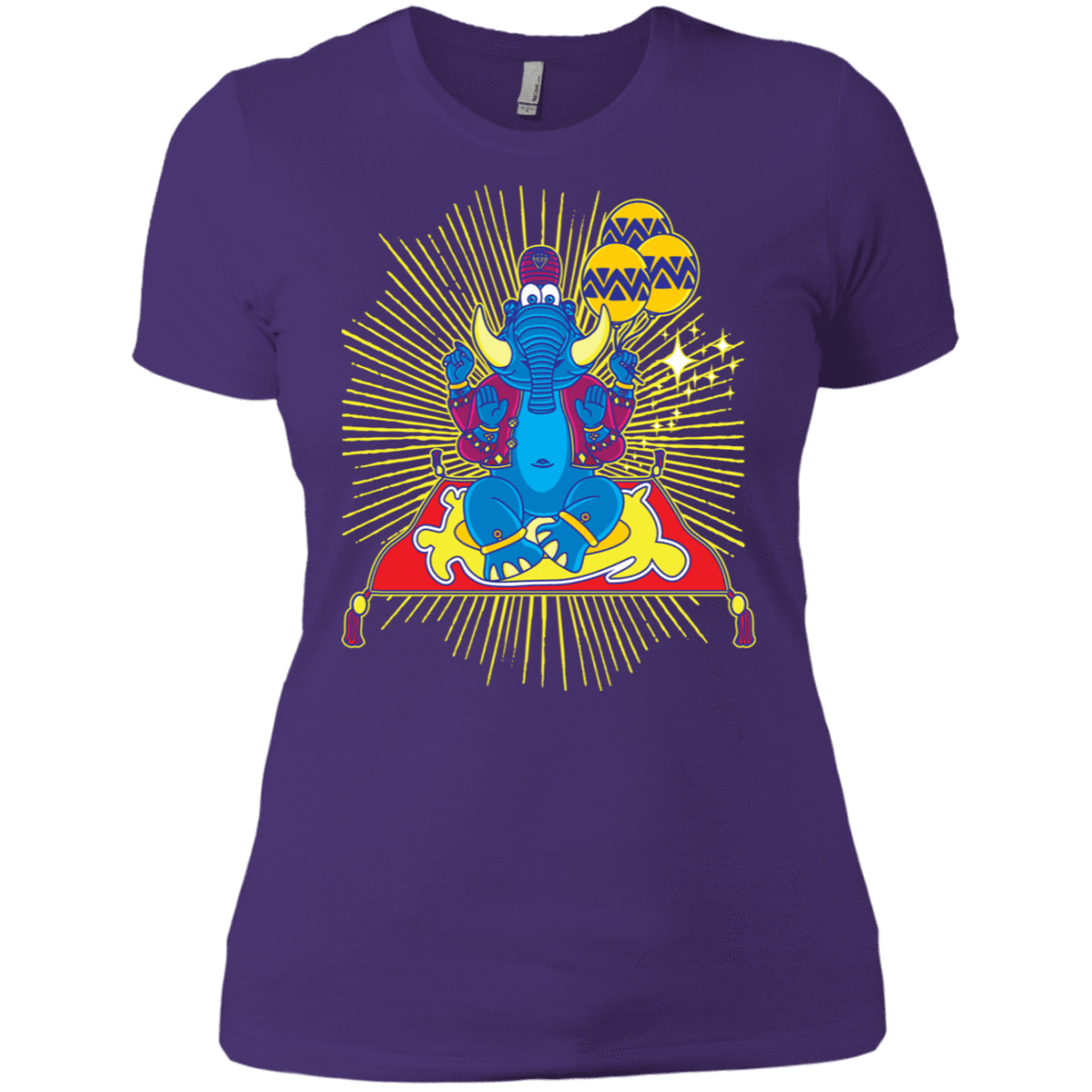 T-Shirts Purple Rush/ / X-Small Elephant God Women's Premium T-Shirt