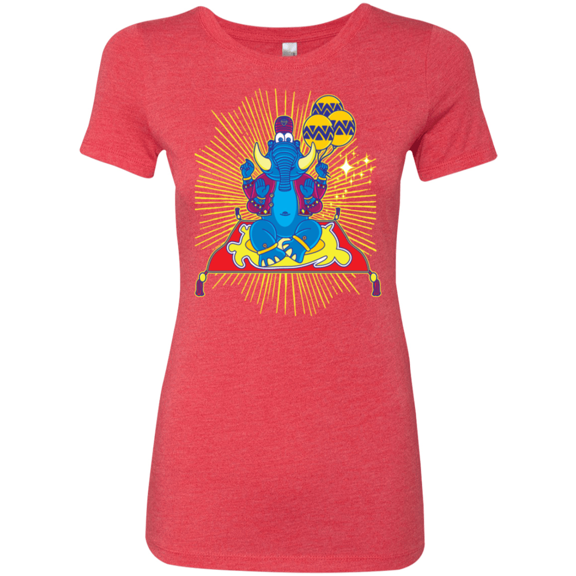 T-Shirts Vintage Red / S Elephant God Women's Triblend T-Shirt