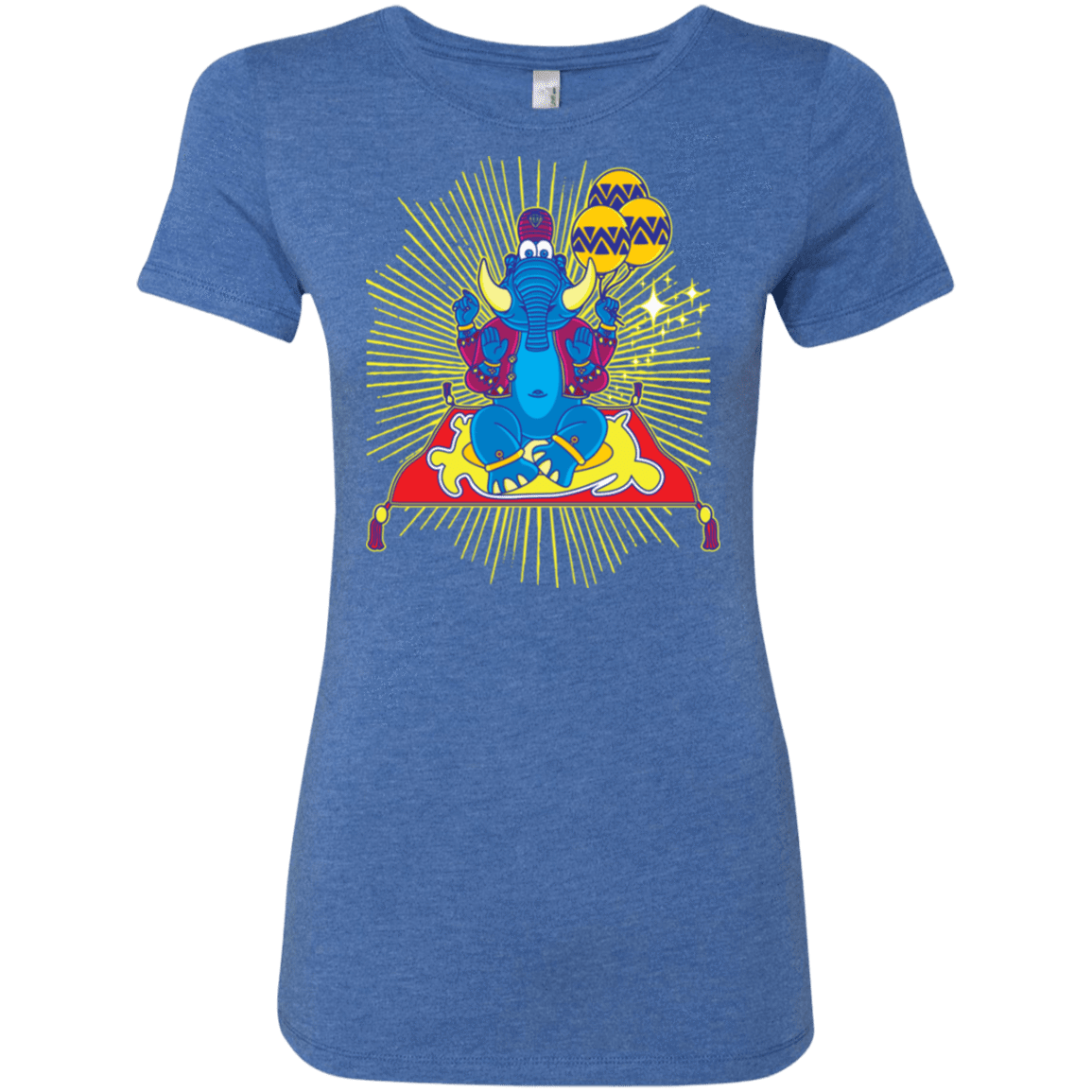 T-Shirts Vintage Royal / S Elephant God Women's Triblend T-Shirt