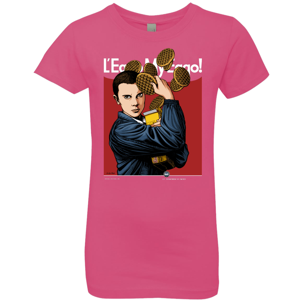 T-Shirts Hot Pink / YXS Eleven Girls Premium T-Shirt