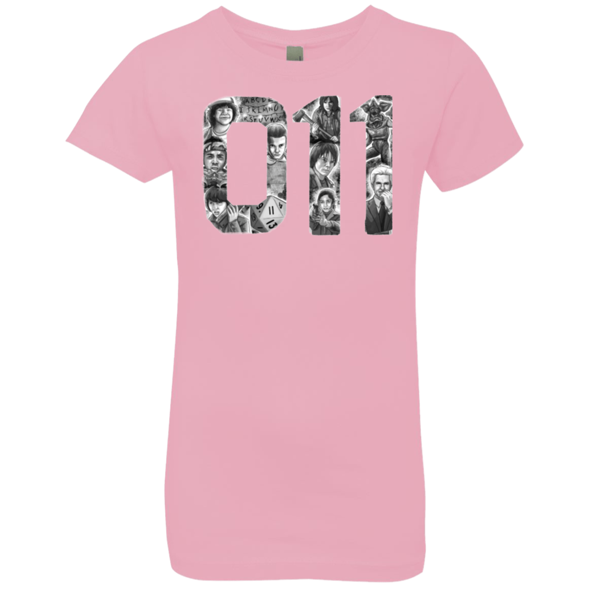 T-Shirts Light Pink / YXS Eleven Girls Premium T-Shirt