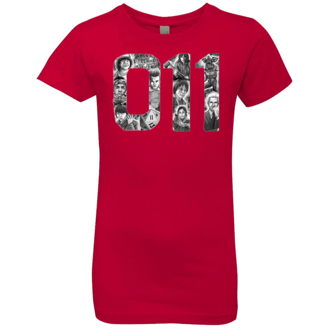 T-Shirts Red / YXS Eleven Girls Premium T-Shirt