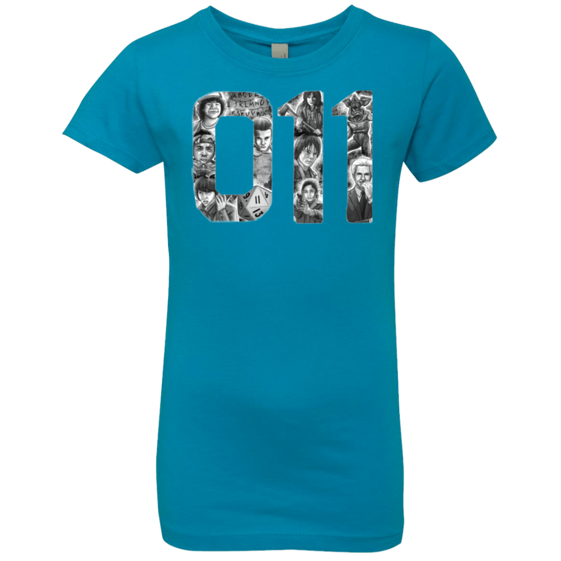 T-Shirts Turquoise / YXS Eleven Girls Premium T-Shirt
