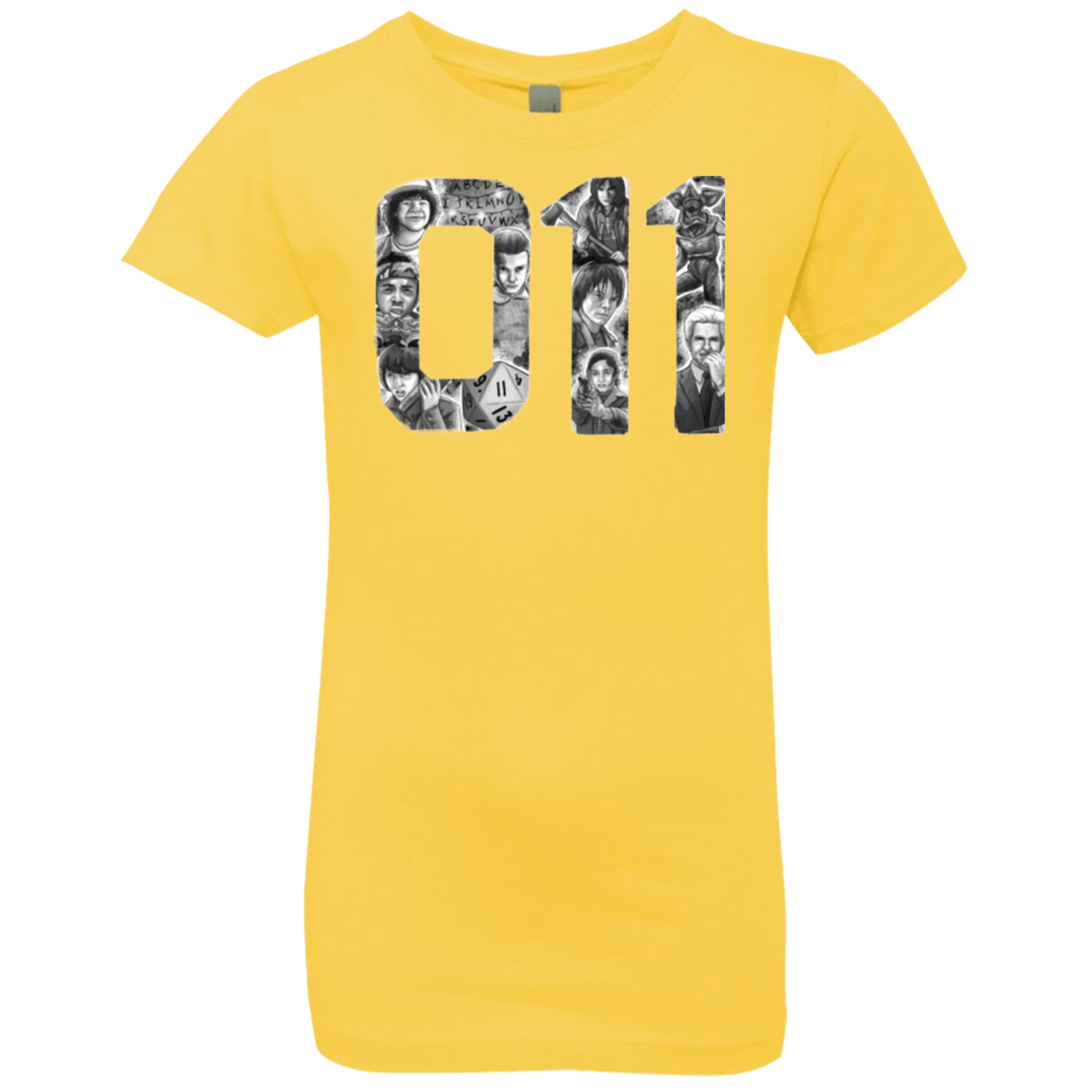 T-Shirts Vibrant Yellow / YXS Eleven Girls Premium T-Shirt
