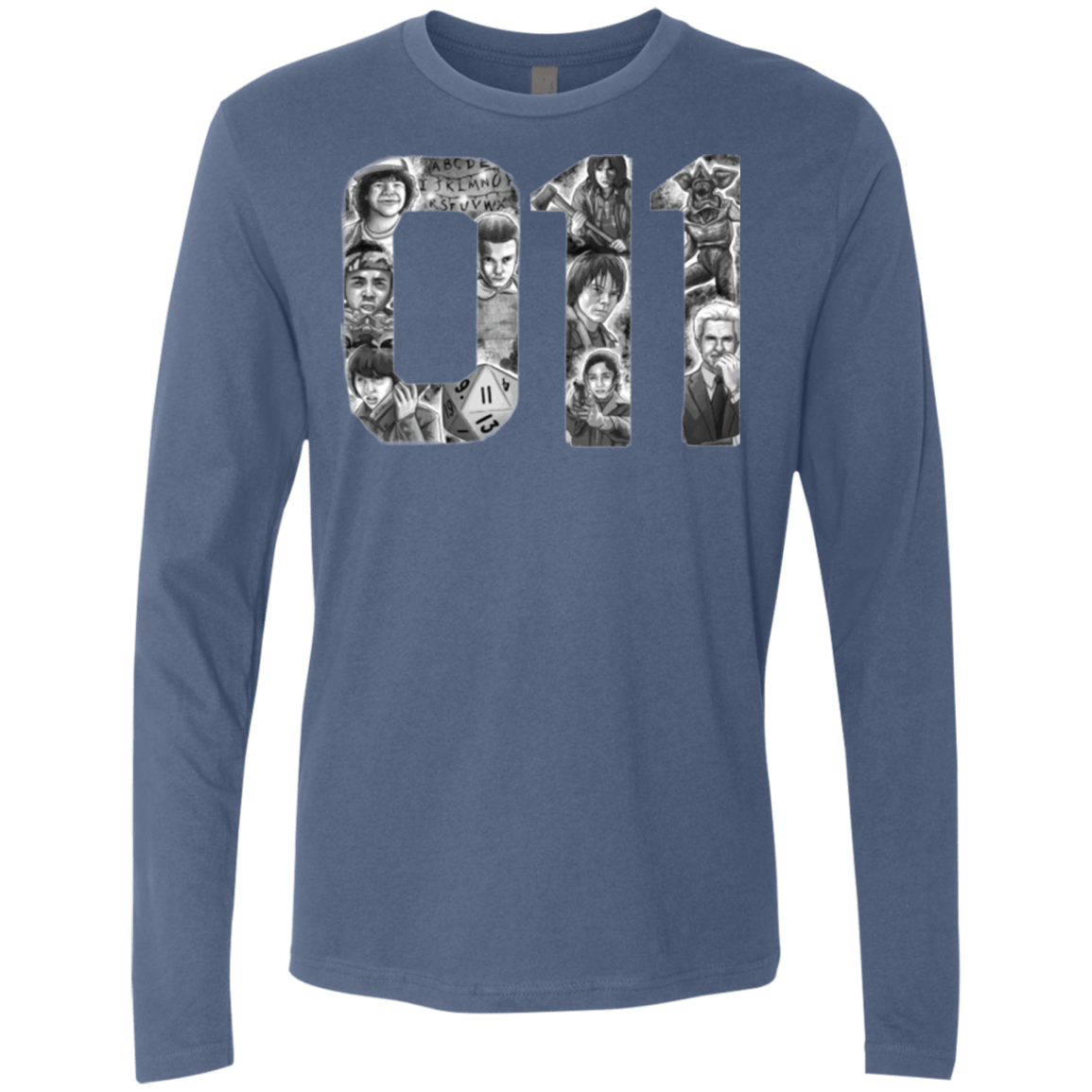 T-Shirts Indigo / Small Eleven Men's Premium Long Sleeve