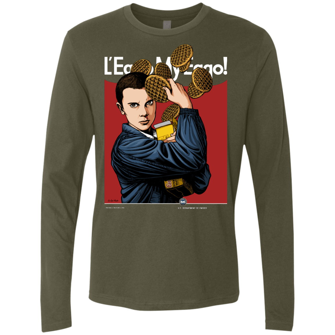 T-Shirts Military Green / Small Eleven Men's Premium Long Sleeve