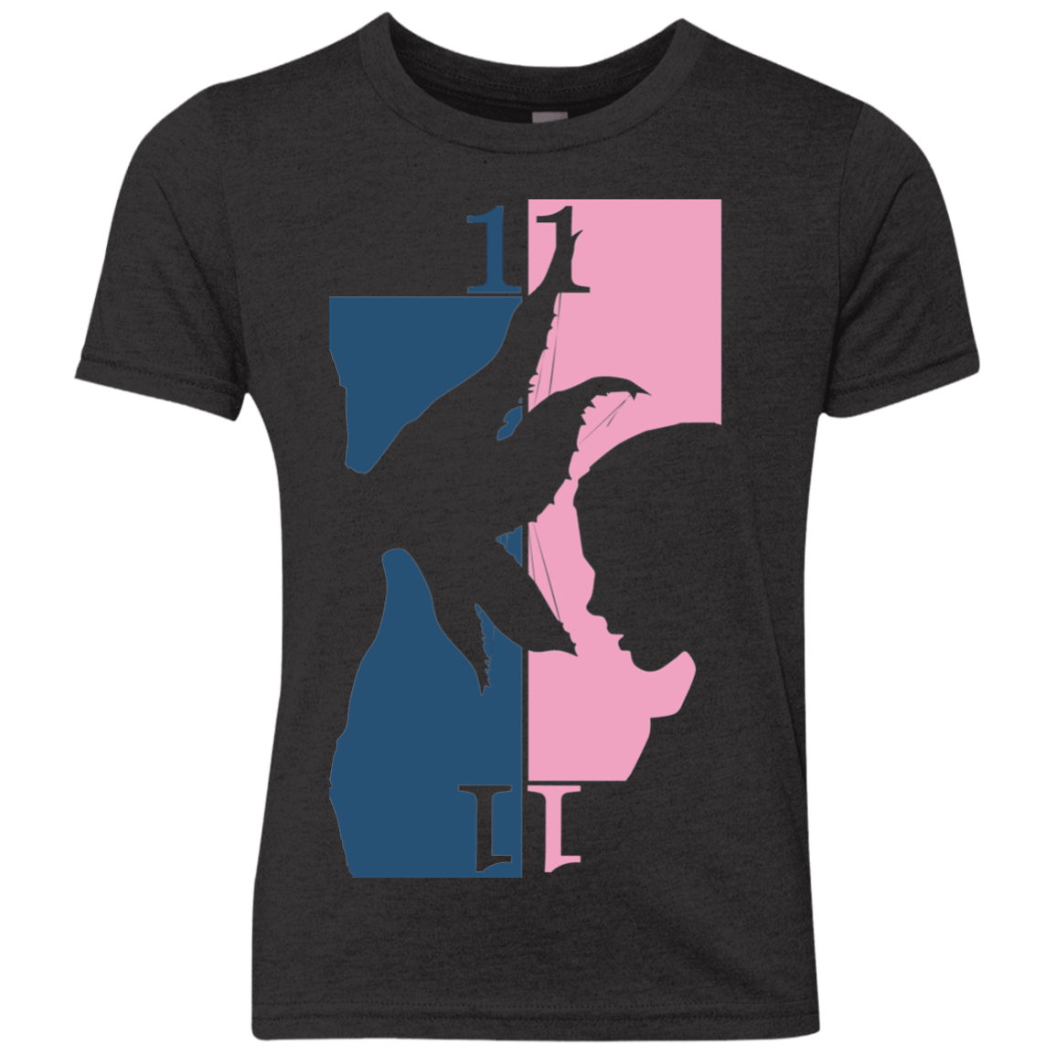 T-Shirts Vintage Black / YXS Eleven Mirror Youth Triblend T-Shirt