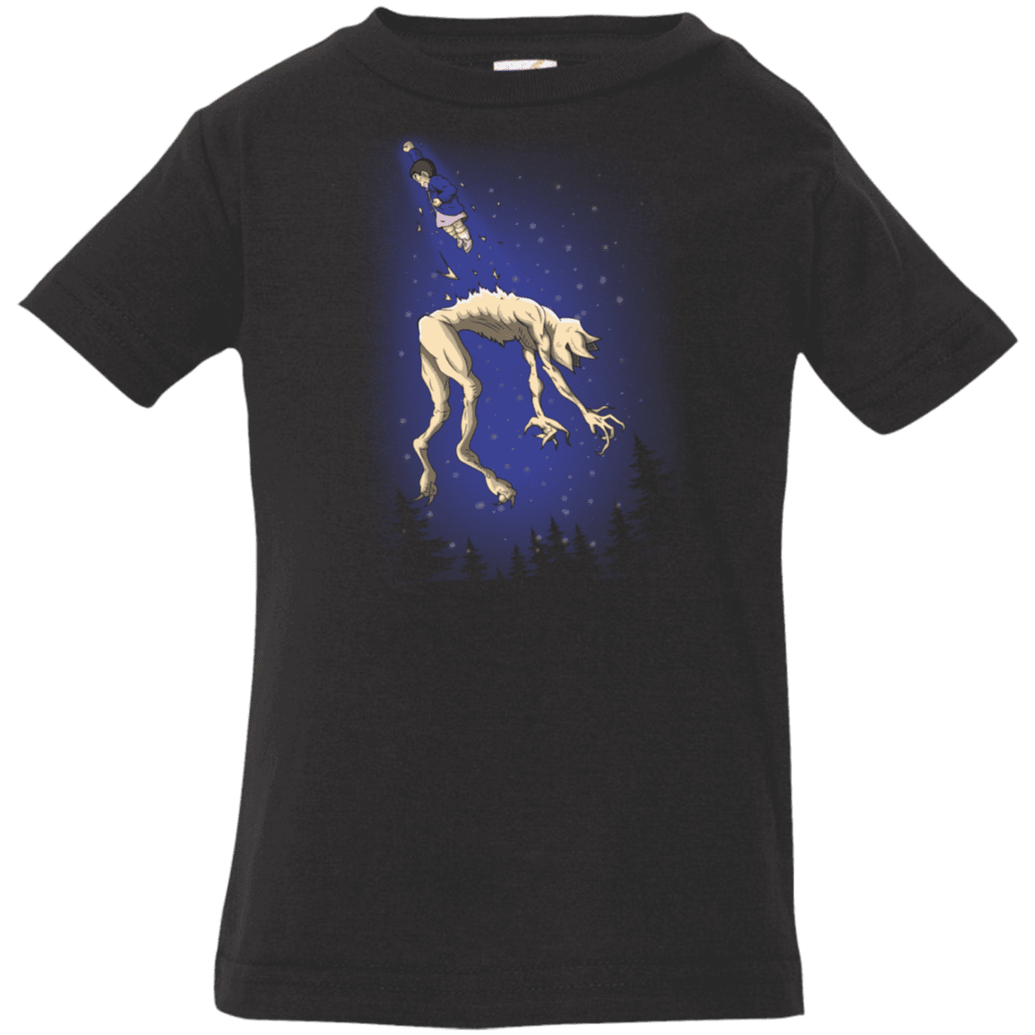 T-Shirts Black / 6 Months Eleven vs Demogorgon Infant Premium T-Shirt