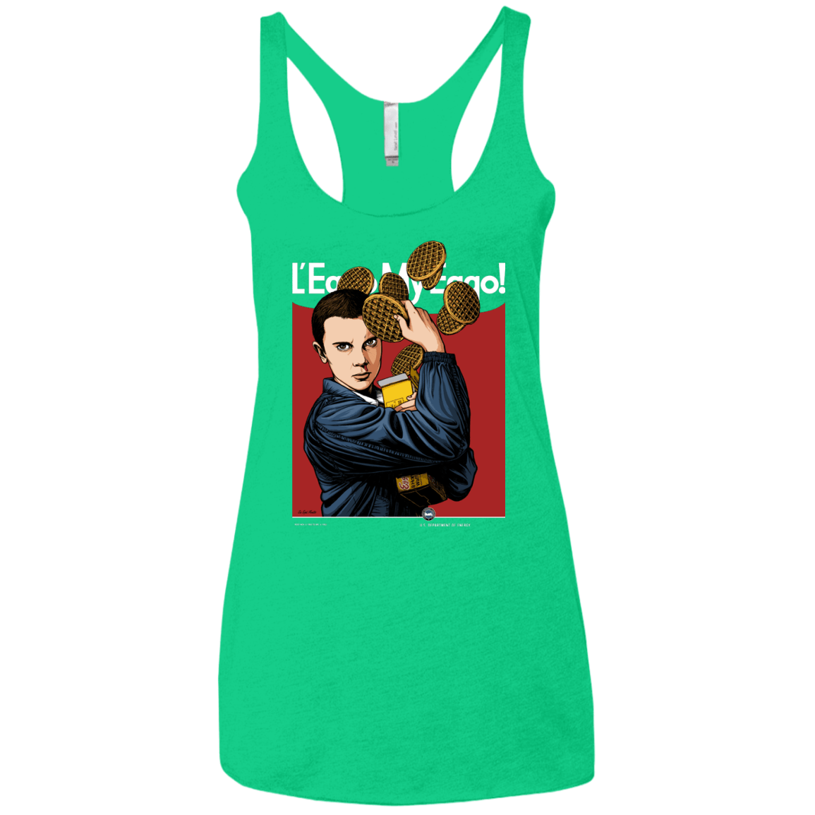 T-Shirts Envy / X-Small Eleven Women's Triblend Racerback Tank