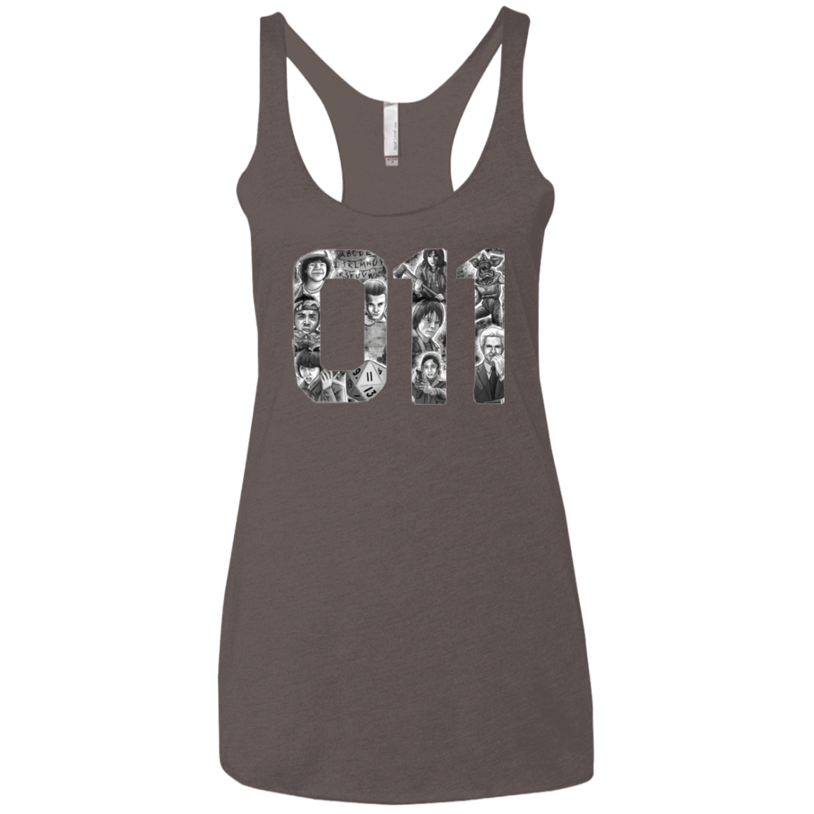 T-Shirts Macchiato / X-Small Eleven Women's Triblend Racerback Tank