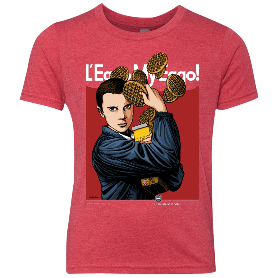 T-Shirts Vintage Red / YXS Eleven Youth Triblend T-Shirt