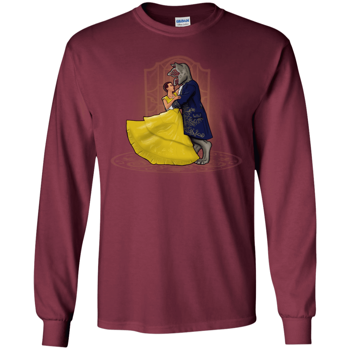 T-Shirts Maroon / S Eleveny the Beast Men's Long Sleeve T-Shirt