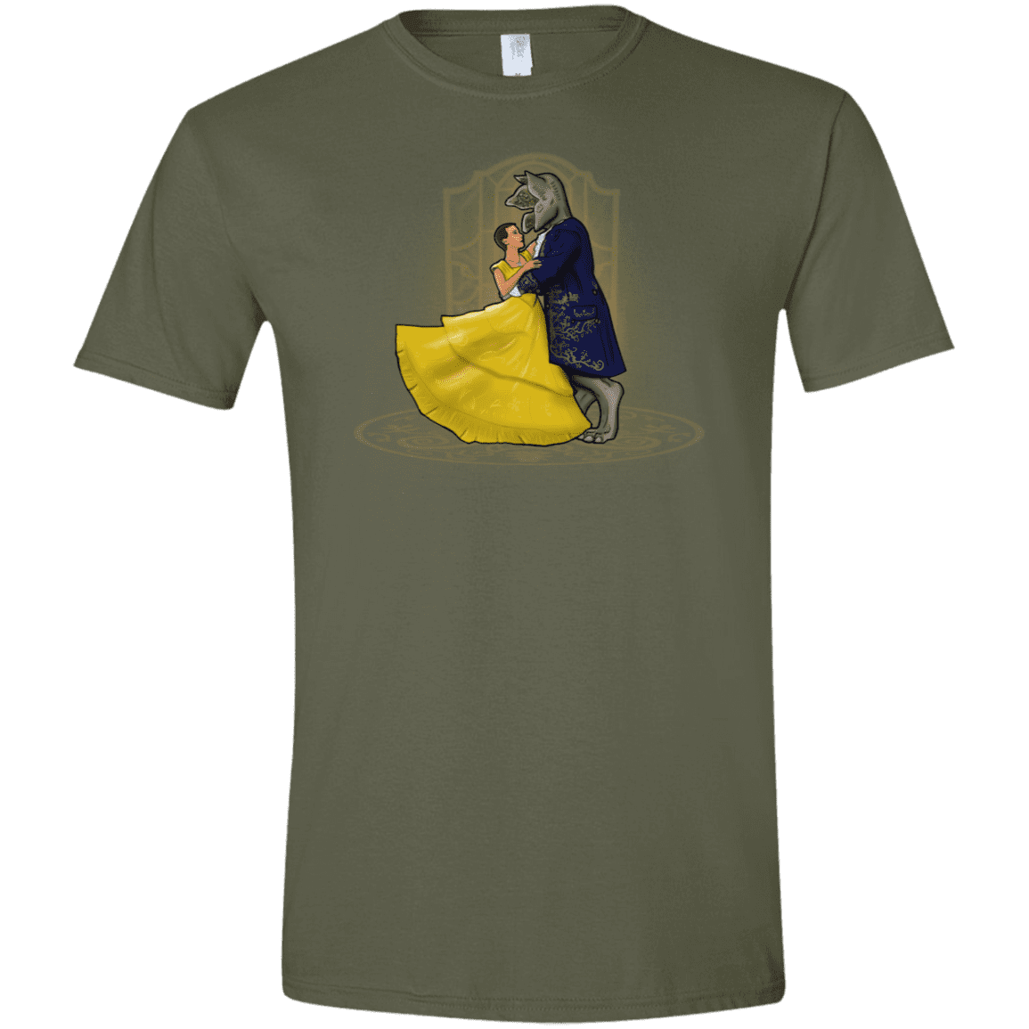 T-Shirts Military Green / S Eleveny the Beast Men's Semi-Fitted Softstyle