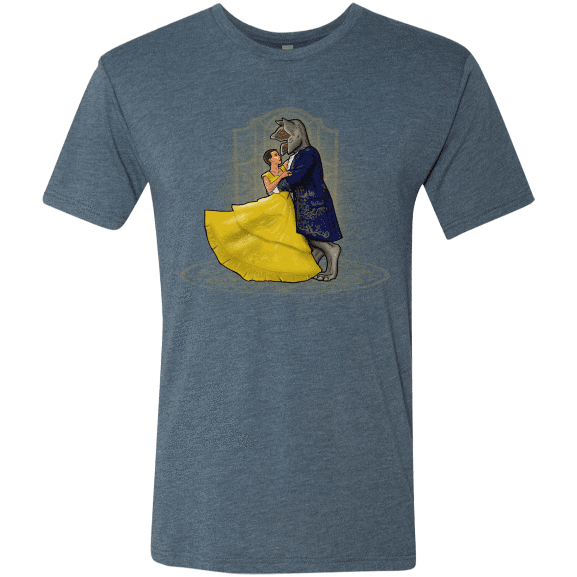 T-Shirts Indigo / S Eleveny the Beast Men's Triblend T-Shirt