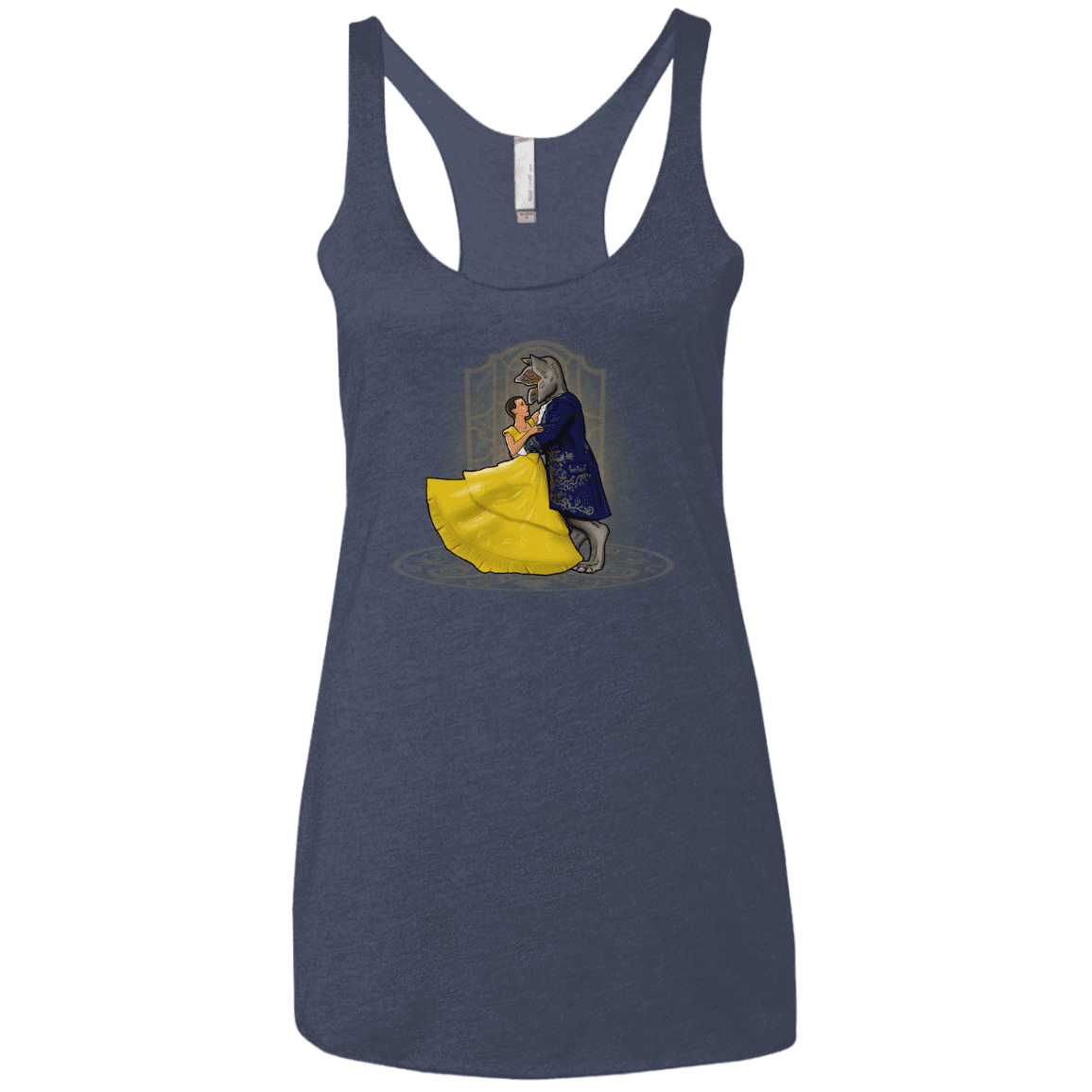 T-Shirts Vintage Navy / X-Small Eleveny the Beast Women's Triblend Racerback Tank