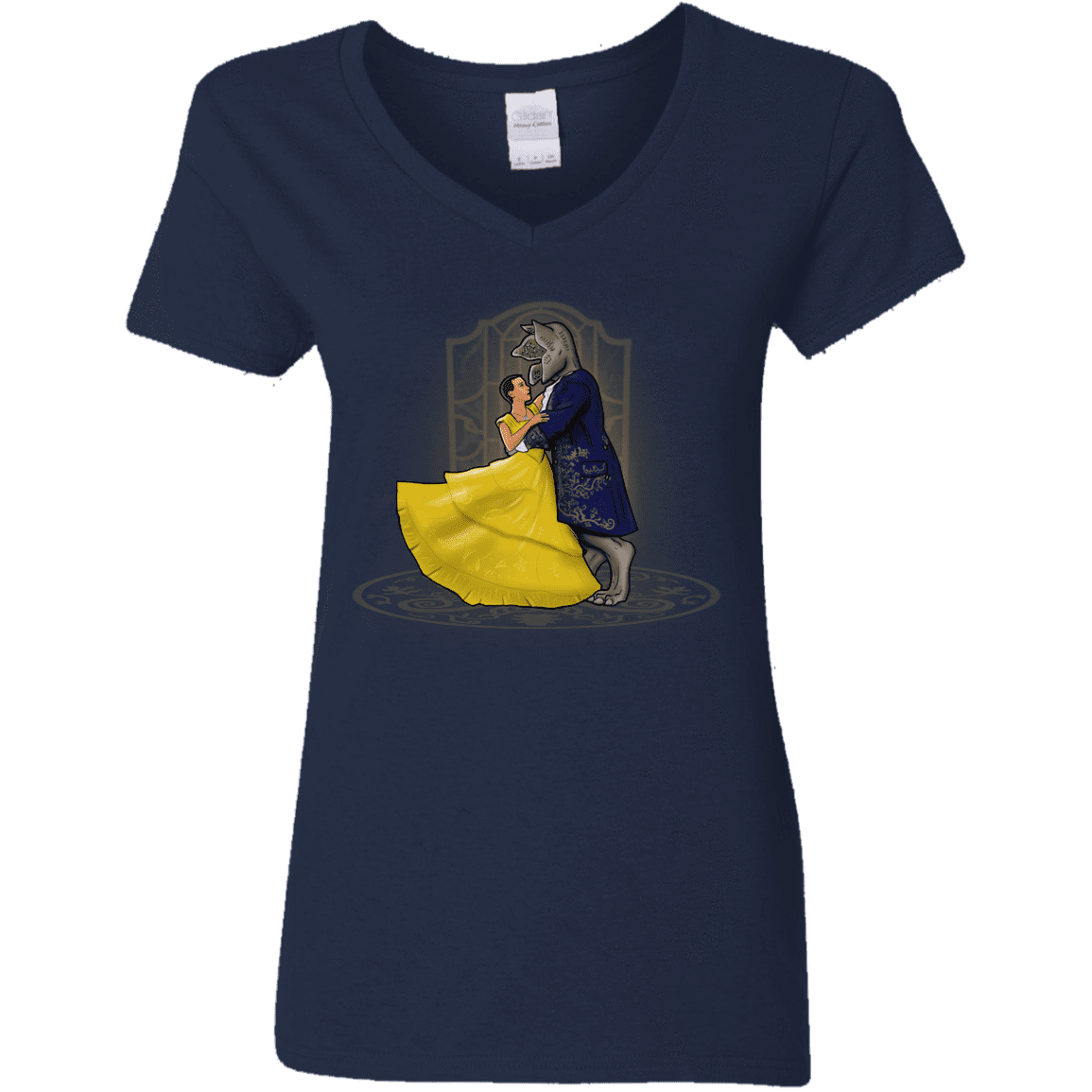 T-Shirts Navy / S Eleveny the Beast Women's V-Neck T-Shirt
