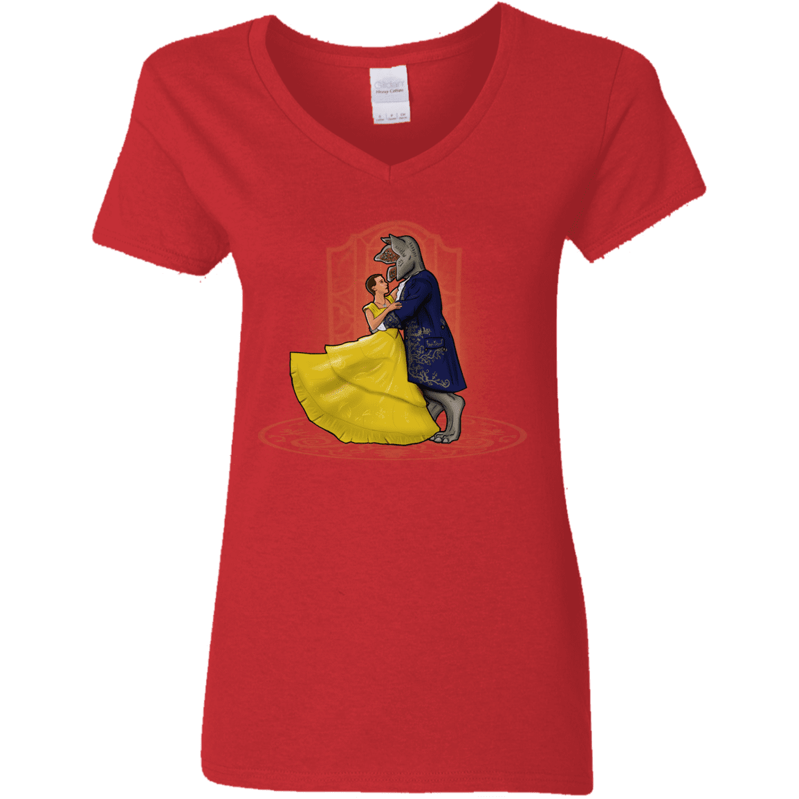 T-Shirts Red / S Eleveny the Beast Women's V-Neck T-Shirt