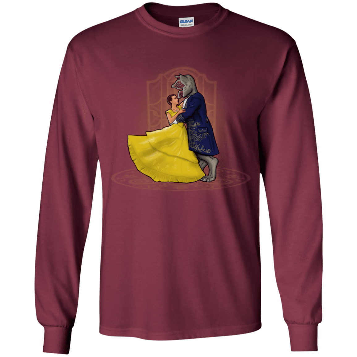 T-Shirts Maroon / YS Eleveny the Beast Youth Long Sleeve T-Shirt