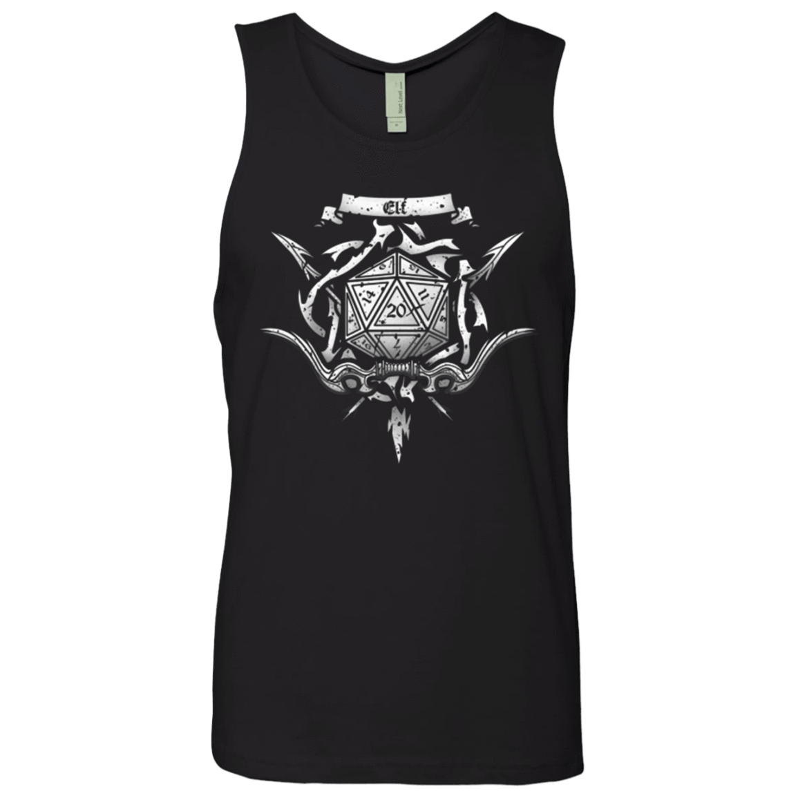 T-Shirts Black / Small Elf Crest Men's Premium Tank Top