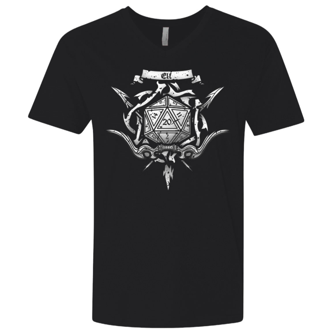 T-Shirts Black / X-Small Elf Crest Men's Premium V-Neck