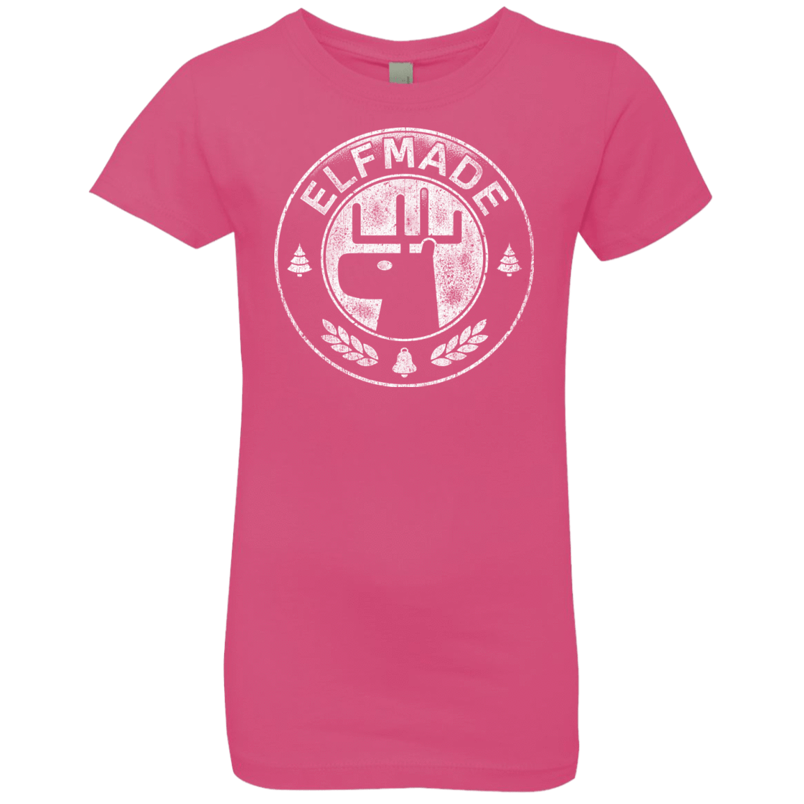 T-Shirts Hot Pink / YXS Elf Made Girls Premium T-Shirt