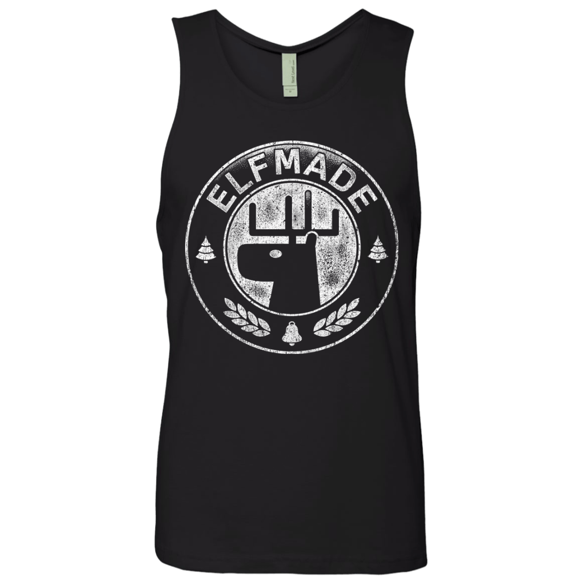 T-Shirts Black / Small Elf Made Men's Premium Tank Top