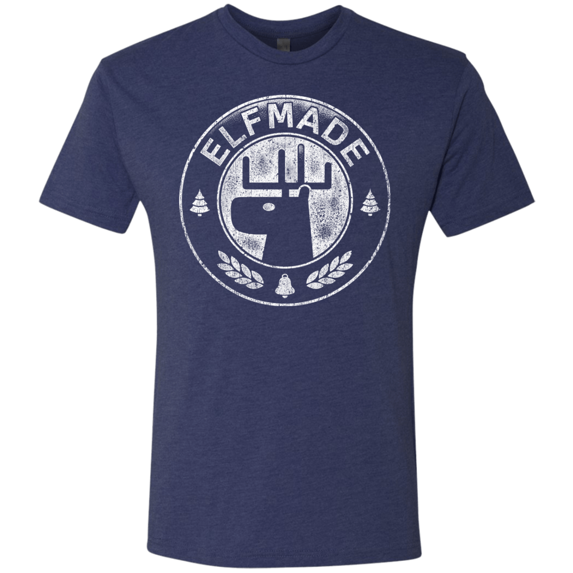 T-Shirts Vintage Navy / Small Elf Made Men's Triblend T-Shirt