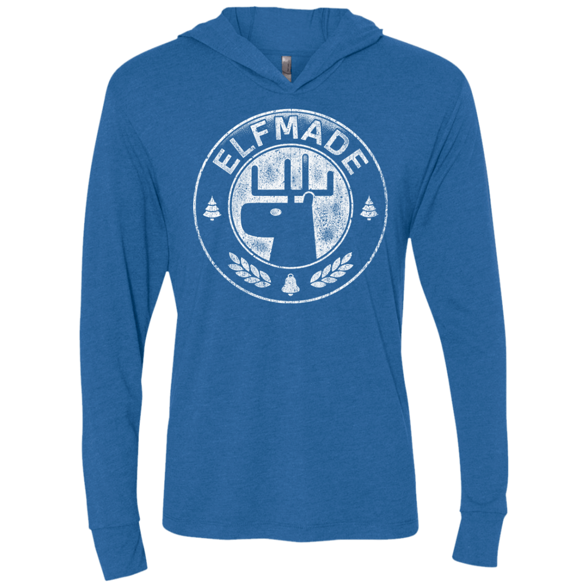 T-Shirts Vintage Royal / X-Small Elf Made Triblend Long Sleeve Hoodie Tee