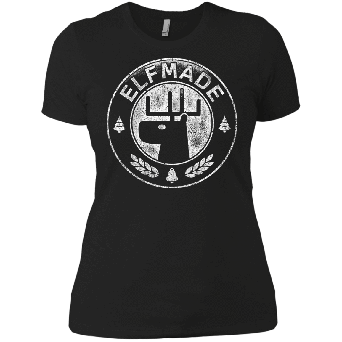 T-Shirts Black / X-Small Elf Made Women's Premium T-Shirt