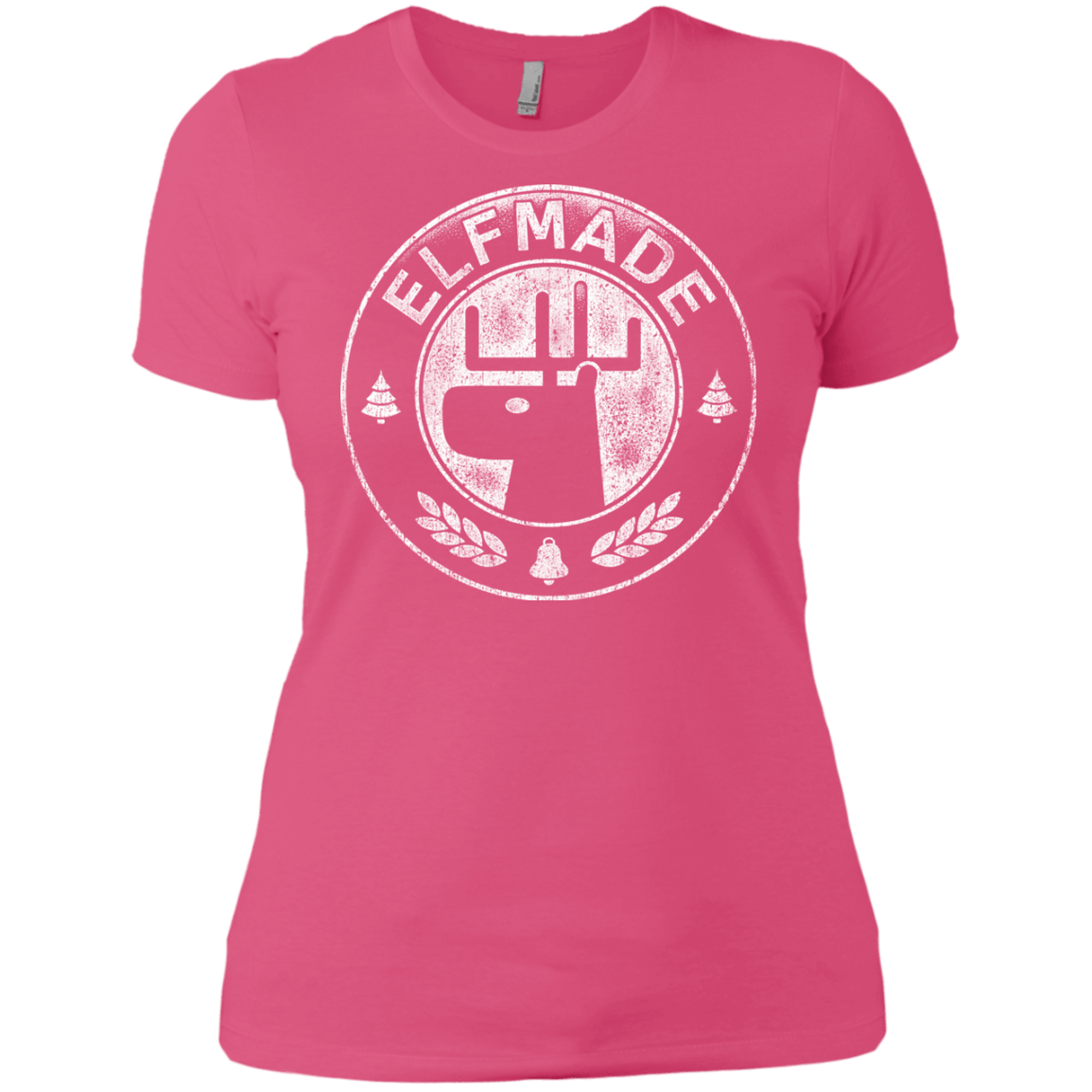 T-Shirts Hot Pink / X-Small Elf Made Women's Premium T-Shirt