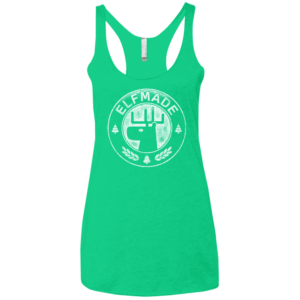 T-Shirts Envy / X-Small Elf Made Women's Triblend Racerback Tank