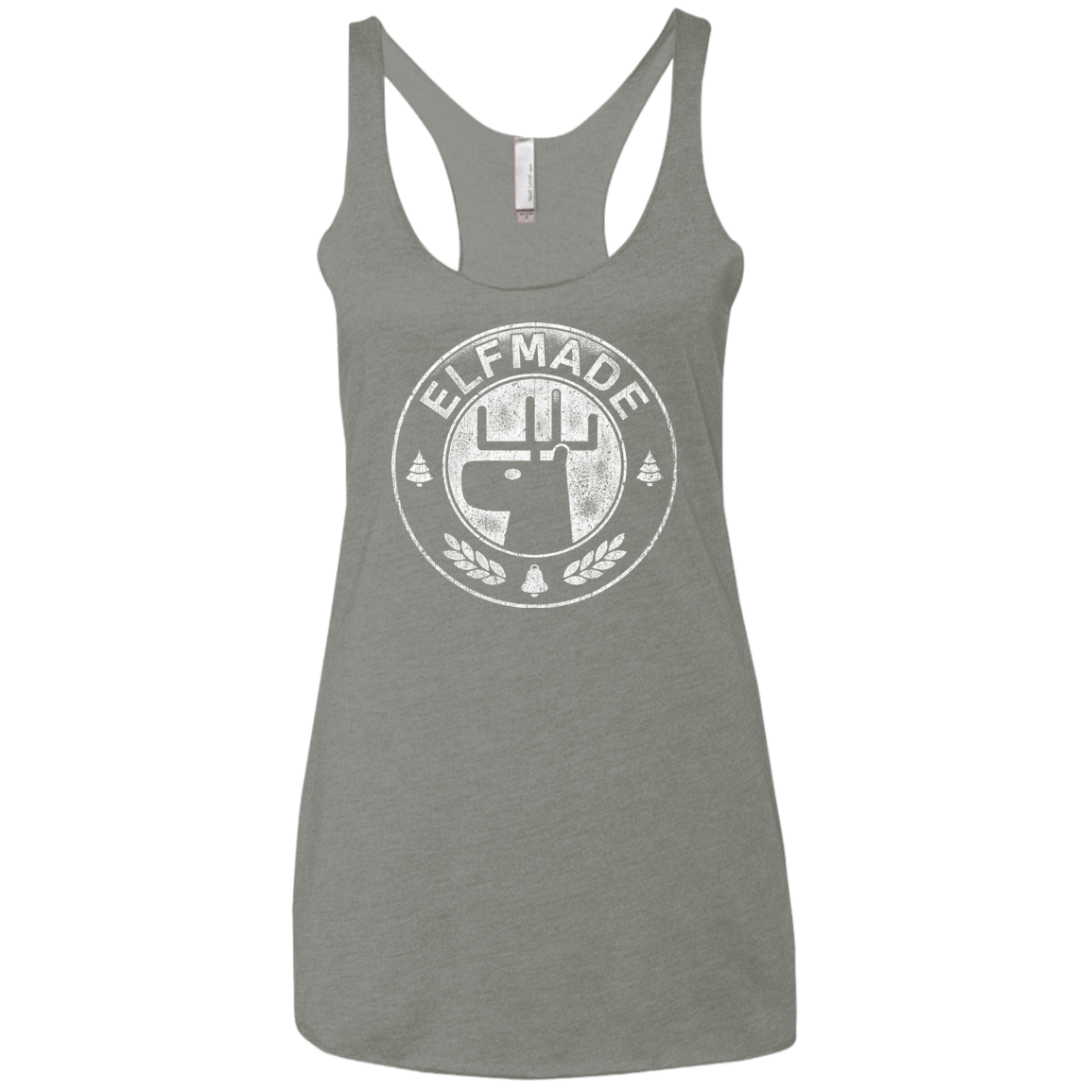 T-Shirts Venetian Grey / X-Small Elf Made Women's Triblend Racerback Tank