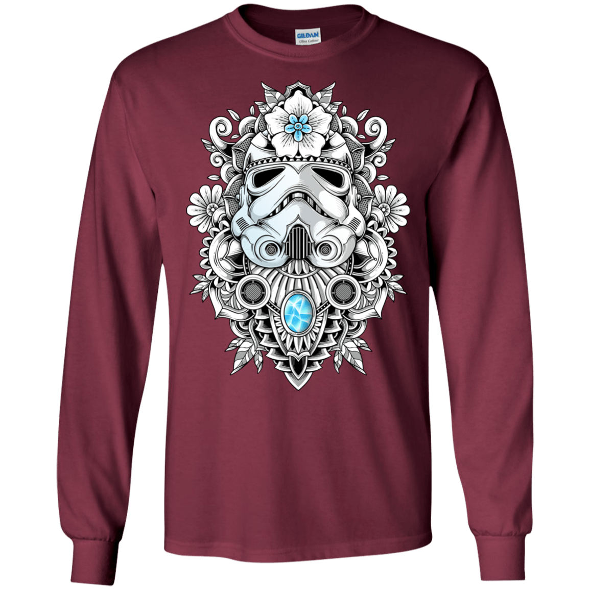 T-Shirts Maroon / S Elite Soldier Men's Long Sleeve T-Shirt