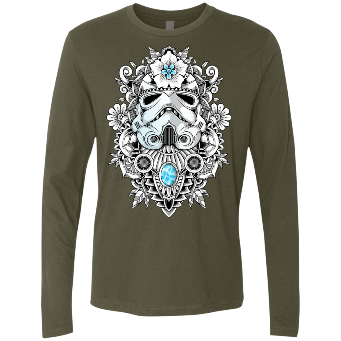 T-Shirts Military Green / S Elite Soldier Men's Premium Long Sleeve