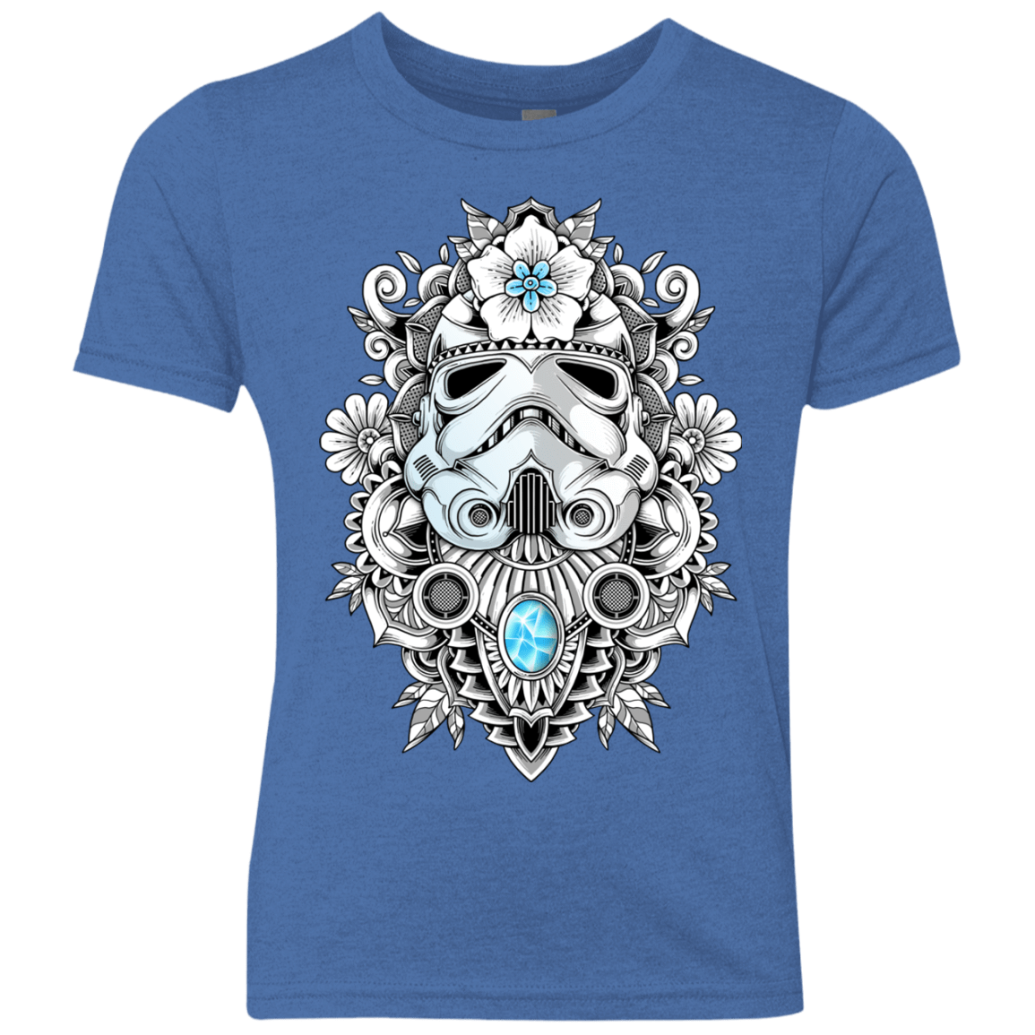 T-Shirts Vintage Royal / YXS Elite Soldier Youth Triblend T-Shirt