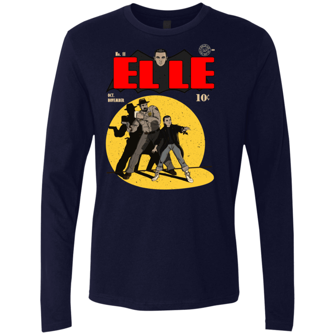 T-Shirts Midnight Navy / S Elle N11 Men's Premium Long Sleeve