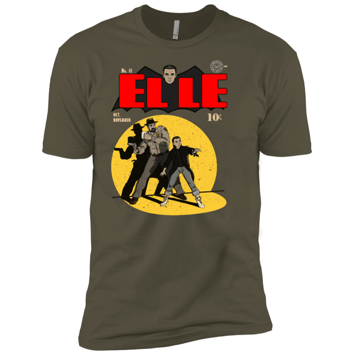 T-Shirts Military Green / X-Small Elle N11 Men's Premium T-Shirt