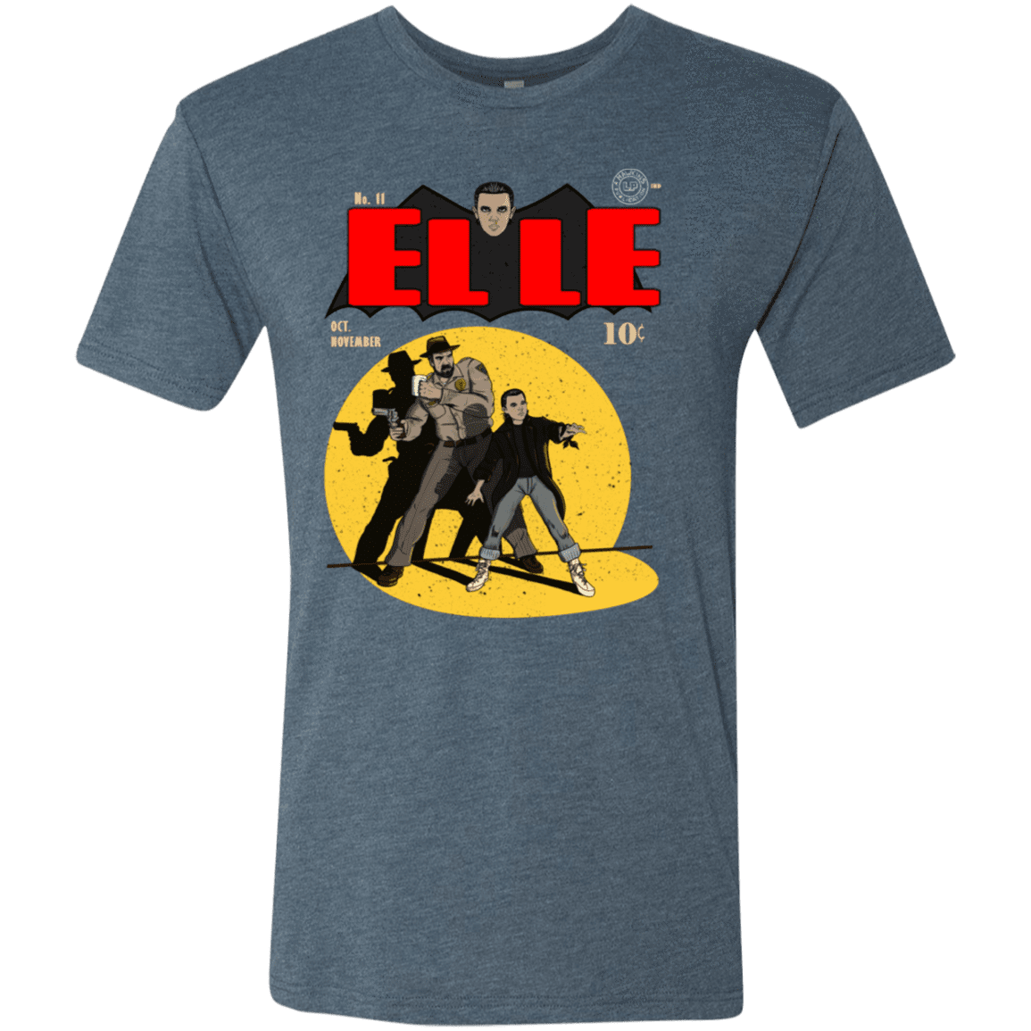 T-Shirts Indigo / S Elle N11 Men's Triblend T-Shirt