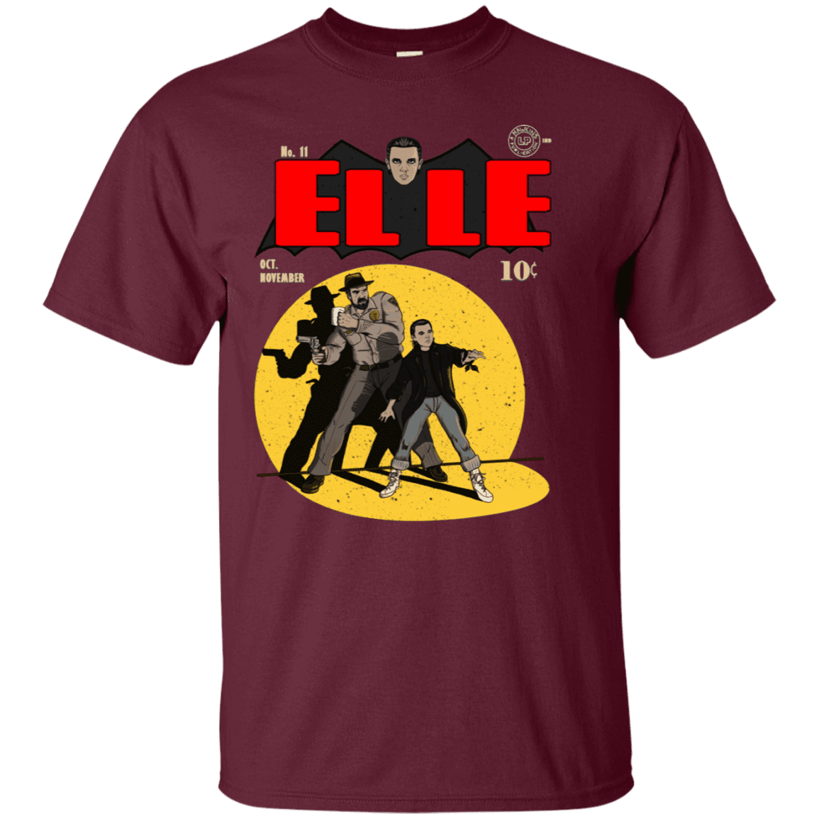 T-Shirts Maroon / S Elle N11 T-Shirt
