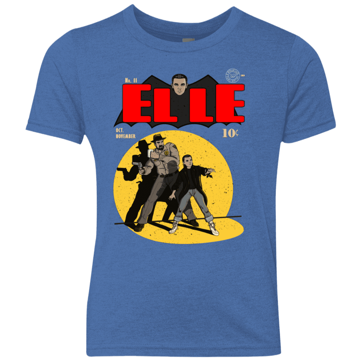 T-Shirts Vintage Royal / YXS Elle N11 Youth Triblend T-Shirt