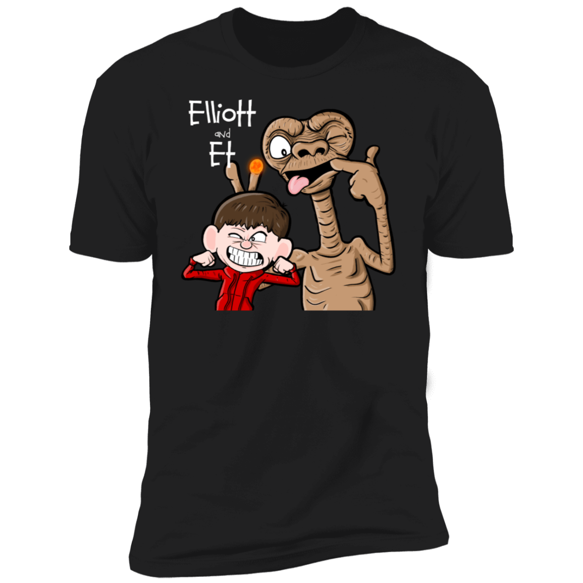 T-Shirts Black / S Elliot And ET Men's Premium T-Shirt