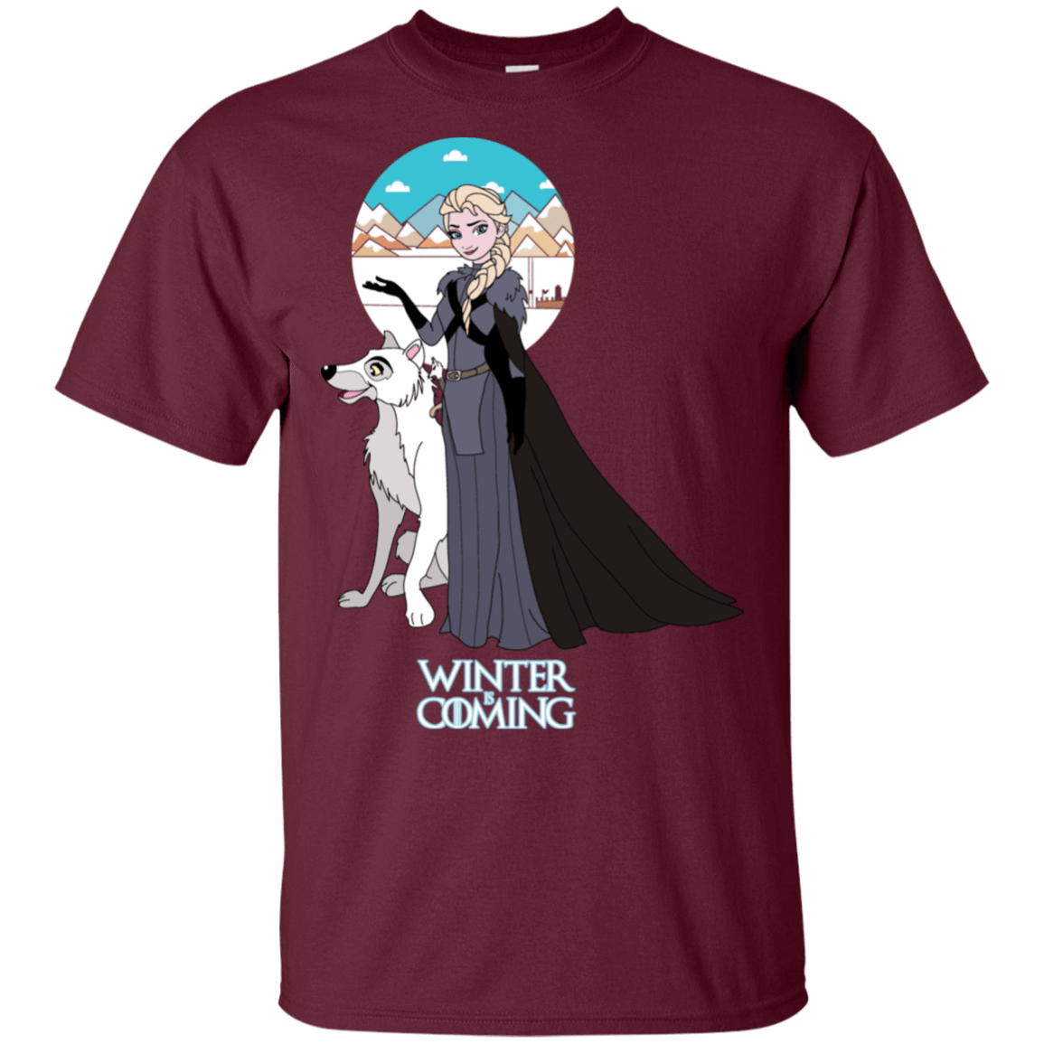 T-Shirts Maroon / S Elsa is Coming T-Shirt